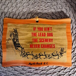 puidust silt mõtteteraga