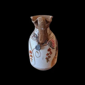 antiik stiilis keraamiline dekoratiivkann – käsitööna valminud vintage vaas