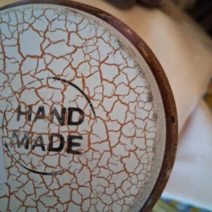 antiik stiilis keraamiline dekoratiivkann – käsitööna valminud vintage vaas