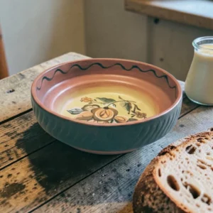 Traditsioonidega keraamika - Norra rosemaling stiilis keraamiline kauss.